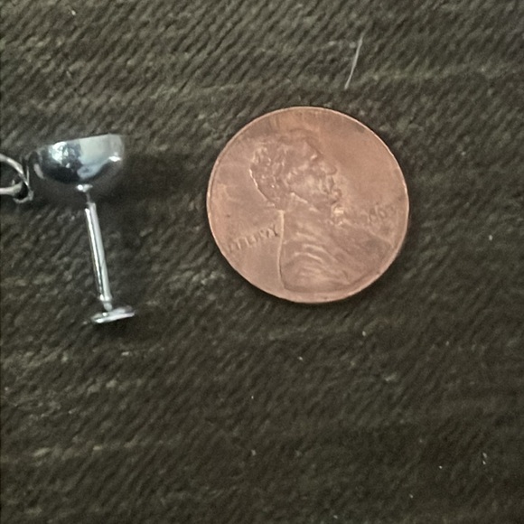 Sterling CHARM/PENDANT real solid Silver Fine Jewelry 1960s chalice miniature - Picture 3 of 5